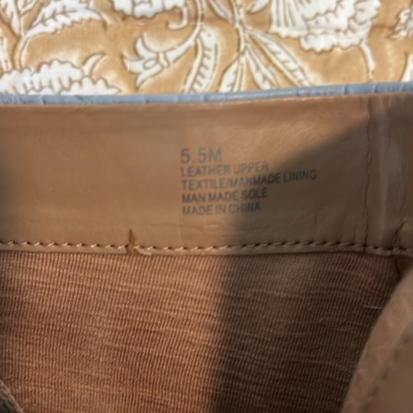 Gianni Bini Eviee Croco Metal Heel Western Country Booties Blue Size 5.5 - Picture 9 of 14